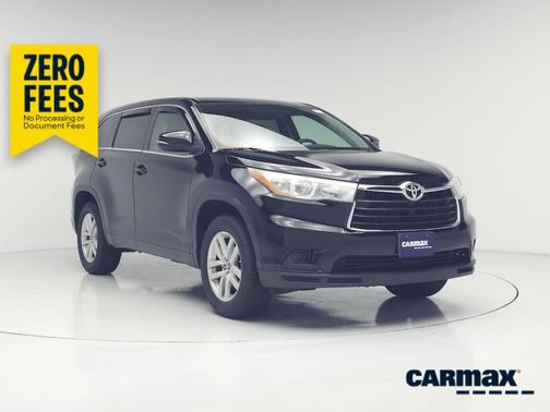 Black 2016 Toyota Highlander LE