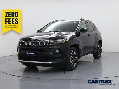 Black 2022 Jeep Compass Limited