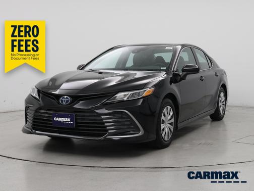Black 2022 Toyota Camry Hybrid LE