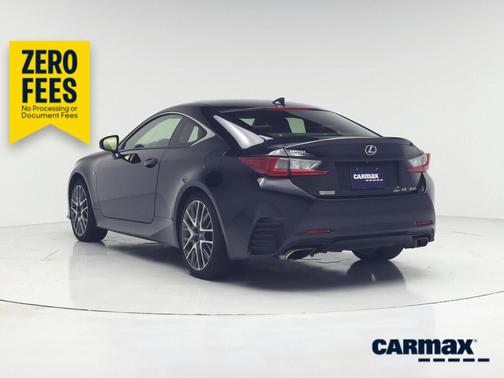 Black 2017 Lexus RC 350 F-Sport