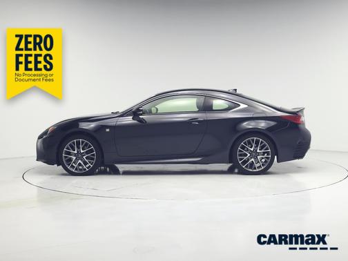 Black 2017 Lexus RC 350 F-Sport