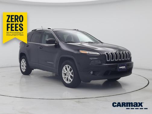 Black 2015 Jeep Cherokee Latitude