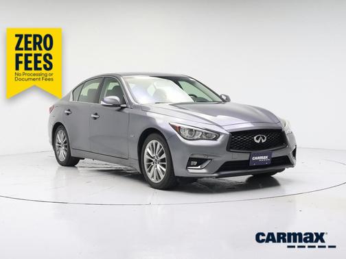 Gray 2018 INFINITI Q50 Luxe