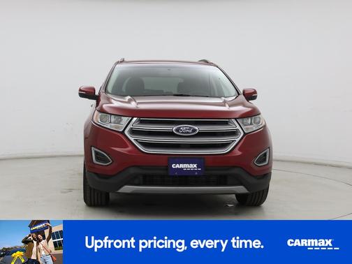 Red 2018 Ford Edge SEL