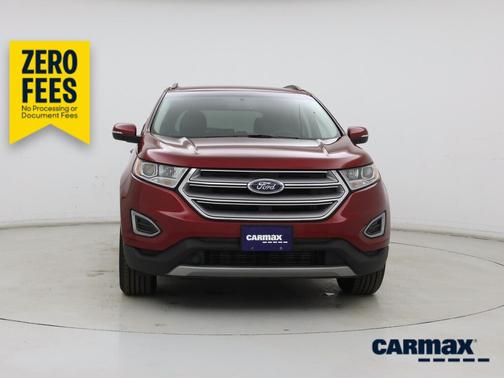 Red 2018 Ford Edge SEL