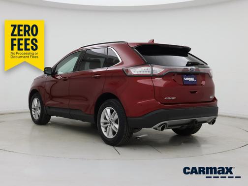 Red 2018 Ford Edge SEL