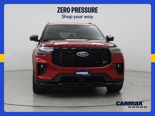 Red 2025 Ford Explorer ST