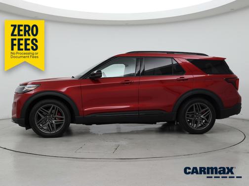 Red 2025 Ford Explorer ST