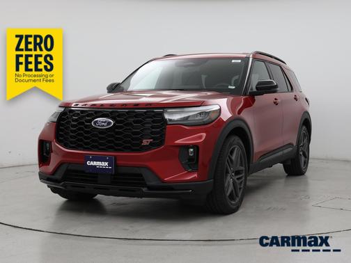 Red 2025 Ford Explorer ST