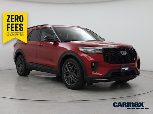 Red 2025 Ford Explorer ST