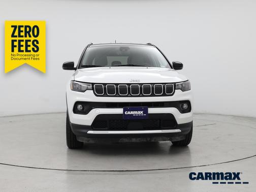 White 2022 Jeep Compass Limited