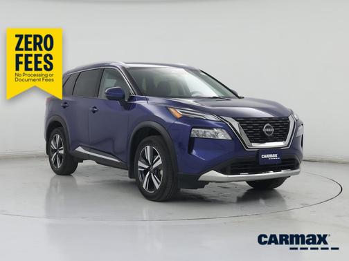 Blue 2023 Nissan Rogue Platinum