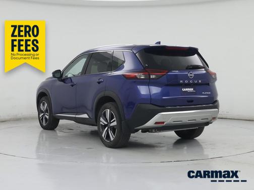 Blue 2023 Nissan Rogue Platinum