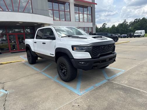 Bright White Clearcoat 2026 RAM 1500 RHO Crew Cab 4x4 5'7' Box
