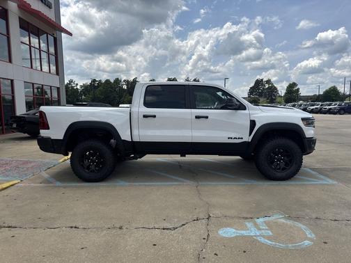 Bright White Clearcoat 2026 RAM 1500 RHO Crew Cab 4x4 5'7' Box