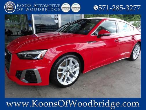 White 2024 Audi A5 Sportback 45 S Line Premium Plus