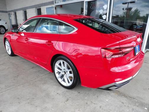 White 2024 Audi A5 Sportback 45 S Line Premium Plus