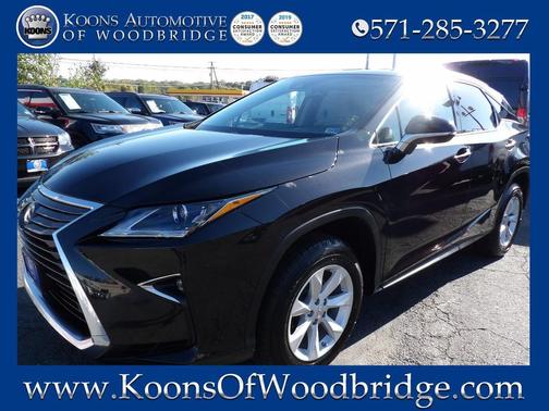 Black 2016 Lexus RX 350 F Sport