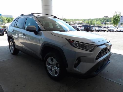 Silver Sky Metallic 2021 Toyota RAV4 Hybrid XLE