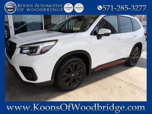 Crystal White Pearl 2021 Subaru Forester Sport