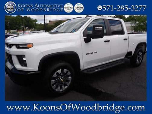 Summit White 2021 Chevrolet Silverado 2500 Custom