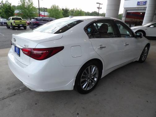 Majestic White 2023 INFINITI Q50 3.0t LUXE