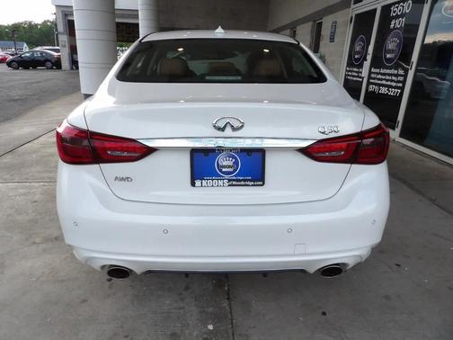 Majestic White 2023 INFINITI Q50 3.0t LUXE