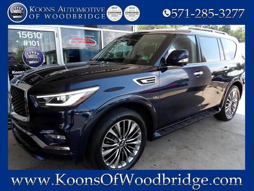 Hermosa Blue 2018 INFINITI QX80 Base