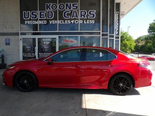 Red 2023 Toyota Camry XSE