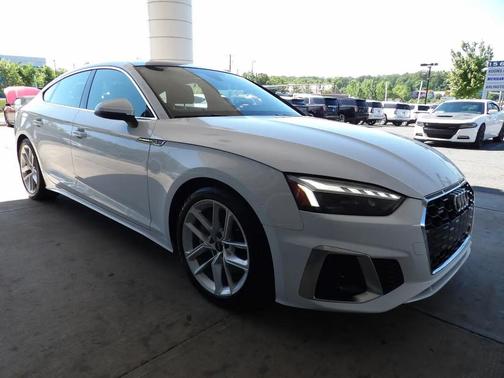 Progressive Red Metallic 2024 Audi A5 Sportback 45 S Line Premium Plus