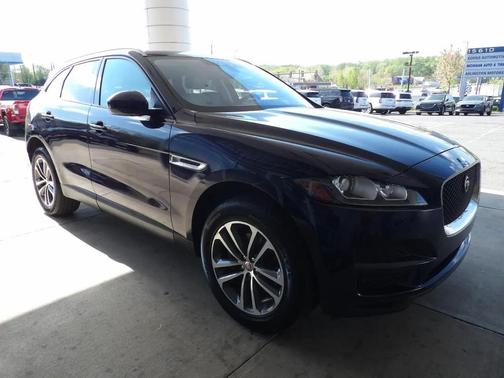 Blue 2018 Jaguar F-PACE 35t Premium