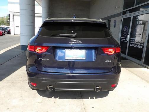Blue 2018 Jaguar F-PACE 35t Premium