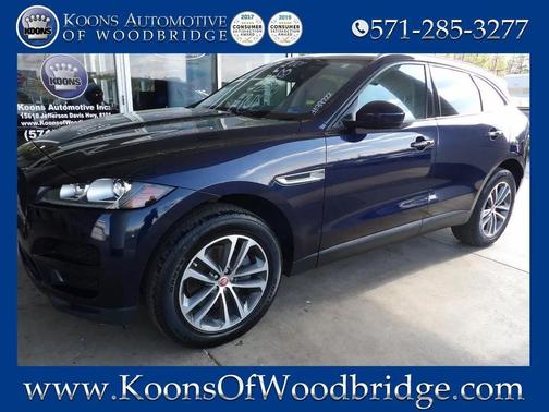 Blue 2018 Jaguar F-PACE 35t Premium