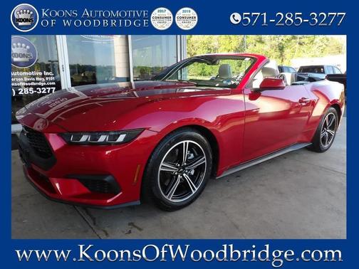 Red 2024 Ford Mustang EcoBoost