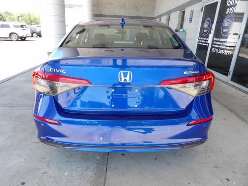 Aegean Blue Metallic 2022 Honda Civic Touring