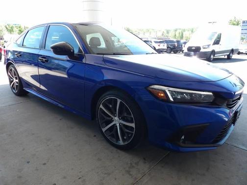 Aegean Blue Metallic 2022 Honda Civic Touring