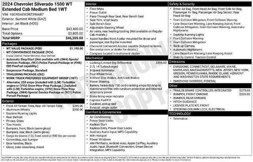 2024 Chevrolet Silverado 1500 WT