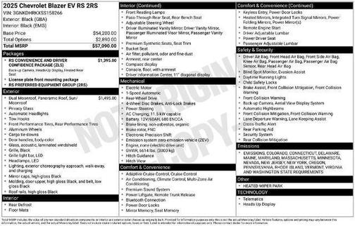 2025 Chevrolet Blazer EV RWD RS