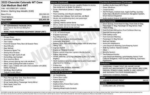 2023 Chevrolet Colorado WT