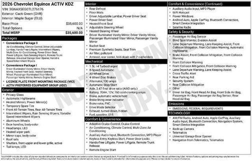 2026 Chevrolet Equinox AWD ACTIV