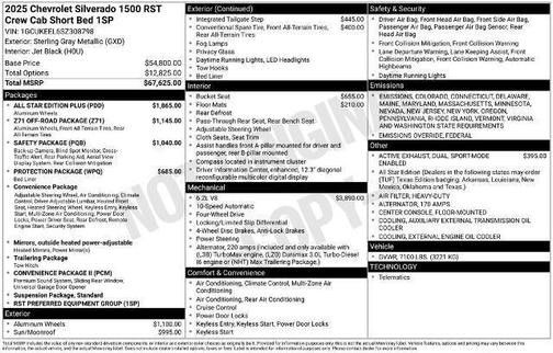 2025 Chevrolet Silverado 1500 RST