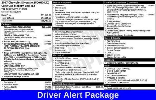 2017 Chevrolet Silverado 2500 LTZ