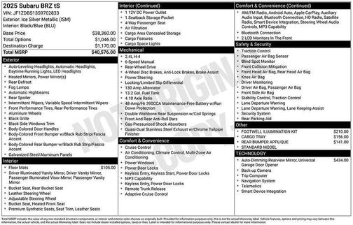 2025 Subaru BRZ tS