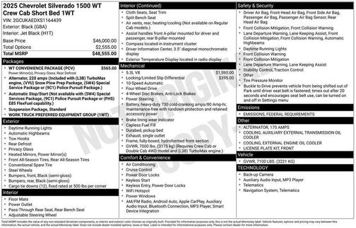 2025 Chevrolet Silverado 1500 WT