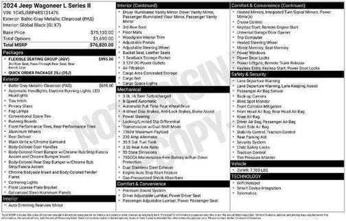 2024 Jeep Wagoneer L Series II 4x4