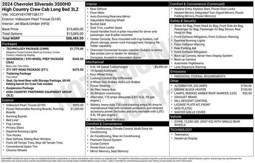 2024 Chevrolet Silverado 3500 High Country