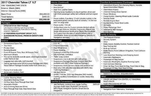 2017 Chevrolet Tahoe LT