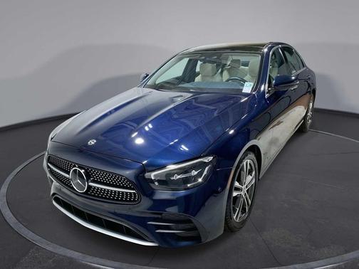 Lunar Blue Metallic 2021 Mercedes-Benz E-Class E 350 4MATIC