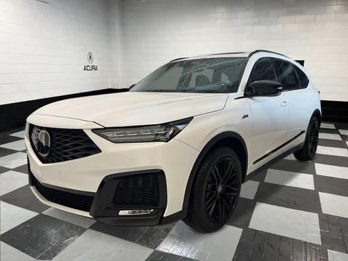 Platinum White Pearl 2026 Acura MDX A-Spec Advance Package