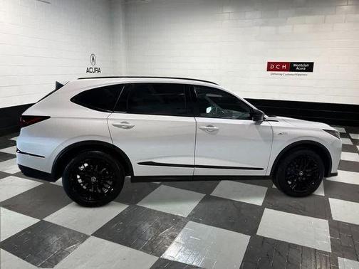 Platinum White Pearl 2026 Acura MDX A-Spec Advance Package